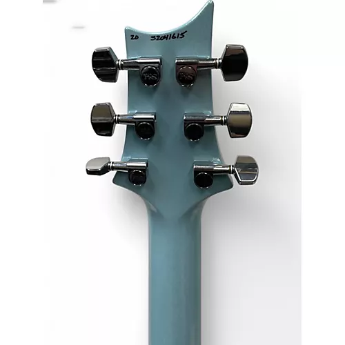 Used 2020 PRS S2 Custom 24 Light Blue Metallic Solid Body Electric Guitar Light Blue Metallic - musicians--Friend