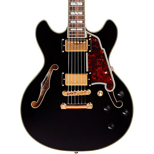 D'Angelico Excel Mini DC Semi-Hollow Electric Guitar Viola - musicians--Friend
