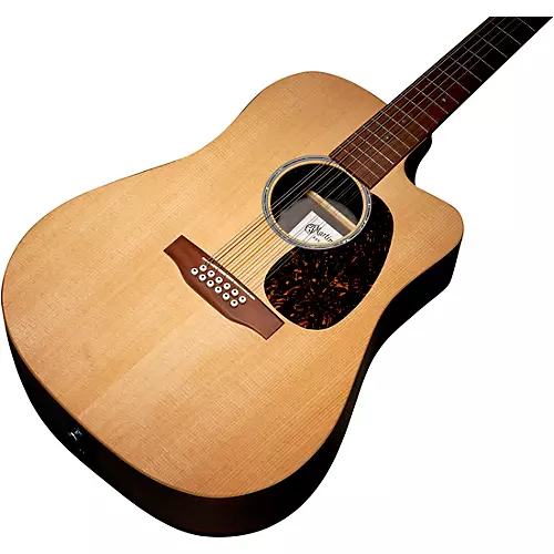 Martin X Series Brazilian HPL 12-String Dreadnought Acoustic-Electric Guitar Natural - musicians--Friend