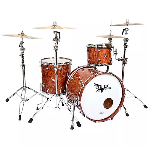 Hendrix Drums Perfect Ply Series Bubinga 3-Piece Shell Pack Gloss - musicians--Friend