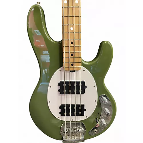 Used Sterling by Music Man Ray4HH Green Electric Bass Guitar Green - musicians--Friend