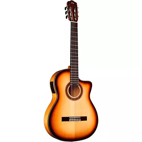 Cordoba GK Studio Flamenco Acoustic-Electric Guitar Edge Burst - musicians--Friend
