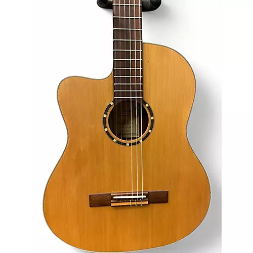 Used Ortega RCE131SN-L Natural Nylon String Acoustic Guitar Natural - musicians--Friend
