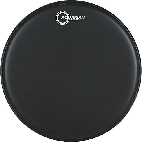 Aquarian Response 2 Drum Head (Black) 18 in. - musicians--Friend
