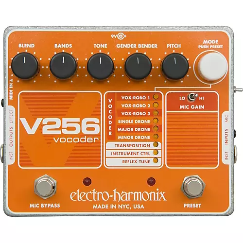 Electro-Harmonix V256 Vocoder Pedal - musicians--Friend