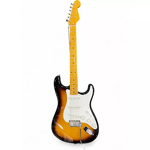 Used 2024 Fender 70th Anniversary 1954 STRATOCASTER AMERICAN VINTAGE II 2 Color Sunburst Solid Body Electric Guitar 2 Color Sunburst - musicians--Friend