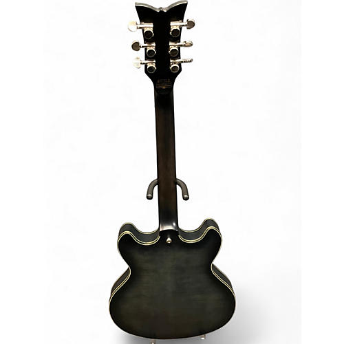 Used 2020s Schecter Guitar Research Corsair Custom Trans Black Hollow Body Electric Guitar Trans Black - musicians--Friend