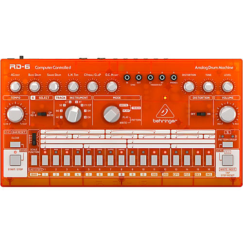 Behringer RD-6 Classic Analog Drum Machine Grape - musicians--Friend