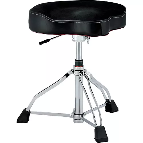 TAMA 1st Chair Drum Throne Glide Rider With Cloth Top and HYDRAULIX Black - musicians--Friend