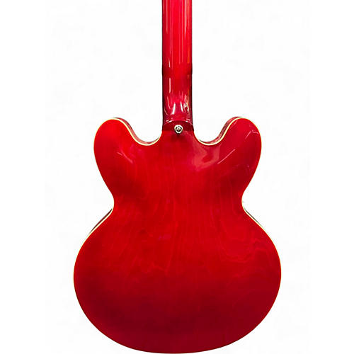 Used Epiphone ES355 Left Handed Cherry Hollow Body Electric Guitar Cherry - musicians--Friend