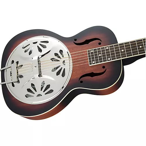 Gretsch Guitars G9230 Bobtail Square-Neck A.E., Mahogany Body Spider Cone Resonator Guitar 2-Color Sunburst - musicians--Friend