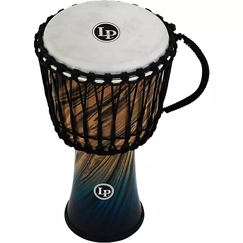 LP Performer Rope Tuned Djembe 10 in. Blue Fade - musicians--Friend
