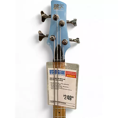 Used Ibanez SR300M Blue Electric Bass Guitar Blue - musicians--Friend