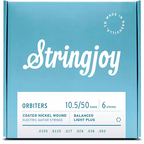 Stringjoy Orbiters Coated Nickel Wound Electric Guitar Strings 12 - 56 - musicians--Friend