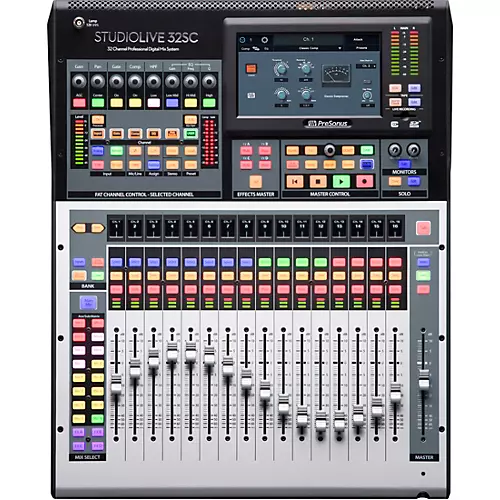 PreSonus StudioLive 32SC 32-Channel Mixer With 17 Motorized Faders and 64x64 USB Interface - musicians--Friend