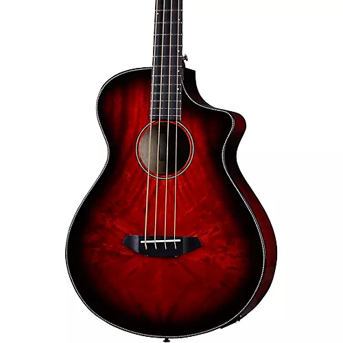 Breedlove Pursuit Exotic S Concert CE Myrtlewood Acoustic-Electric Bass Sunset Burst - musicians--Friend