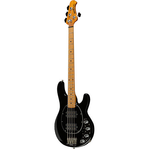 Ernie Ball Music Man StingRay Special HH Electric Bass Guitar Black and Chrome - musicians--Friend