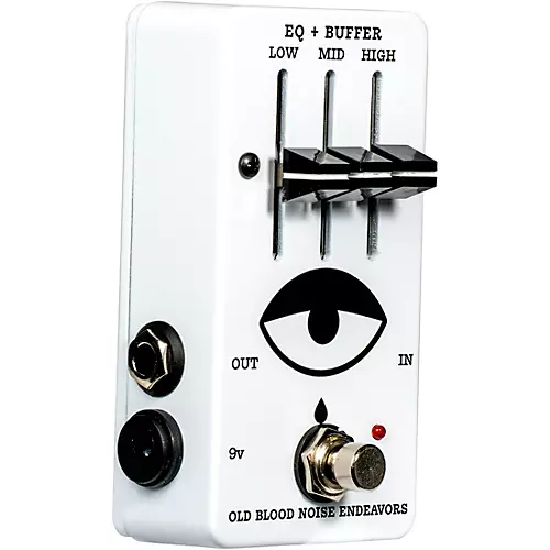 Old Blood Noise Endeavors 3-Band EQ + Buffer With Sliders Effects Pedal White - musicians--Friend