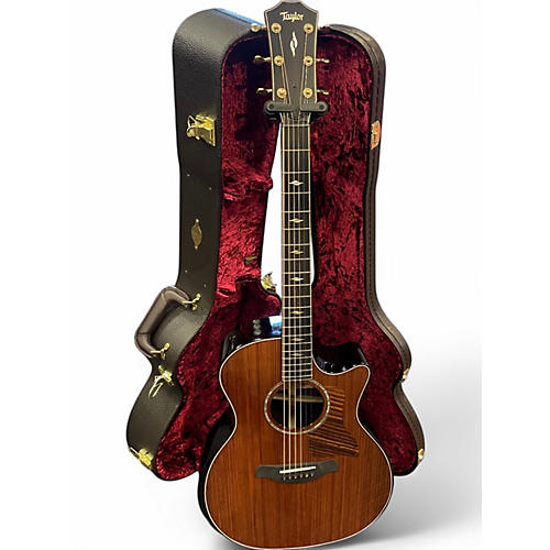 Used Taylor 814CE LTD BUILDERS EDITION 50TH ANNIVERSARY SINKER REDWOOD Natural Acoustic Electric Guitar Natural - musicians--Friend