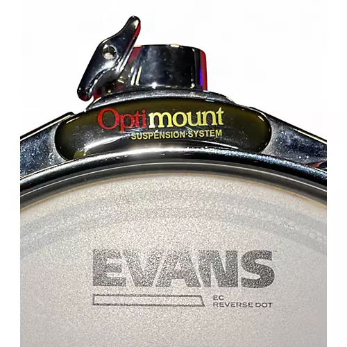 Used Pearl 10in MIKE MANGINI Signature silver Drum silver 28 - musicians--Friend