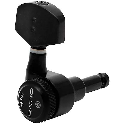 Graph Tech Electric Locking 3+3 Contemporary Tuning Machine Set 2-Pin Black - musicians--Friend