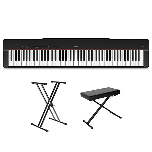 Yamaha P-225 88-Key Digital Piano White Beginner Package - musicians--Friend