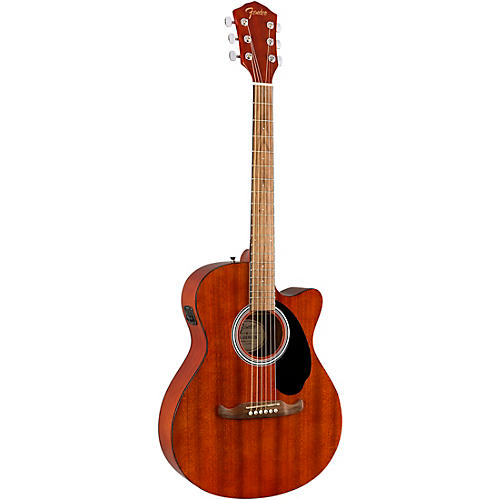 Fender FA-135CE All-Mahogany Concert Acoustic-Electric Guitar Mahogany - musicians--Friend