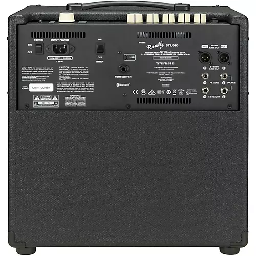 Fender Rumble Studio 40 40W 1x10 Bass Combo Amplifier Black - musicians--Friend