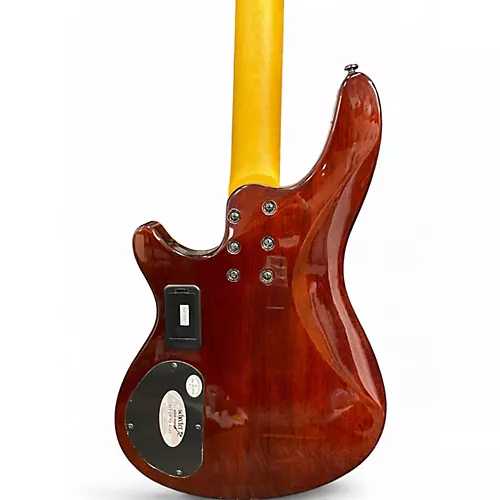 Used Schecter Guitar Research Omen Extreme 4 String Vintage Sunburst Electric Bass Guitar Vintage Sunburst - musicians--Friend