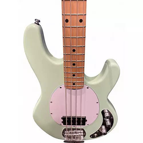 Used Sterling by Music Man SUB SERIES STINGRAY Surf Green Electric Bass Guitar Surf Green - musicians--Friend