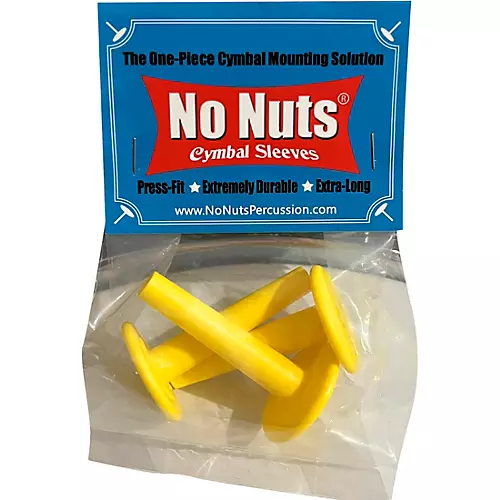 No Nuts Cymbal Sleeves 3-Pack Yellow - musicians--Friend