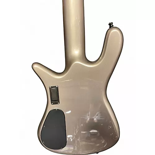 Used Spector Dimension HP  Silver Electric Bass Guitar Silver - musicians--Friend