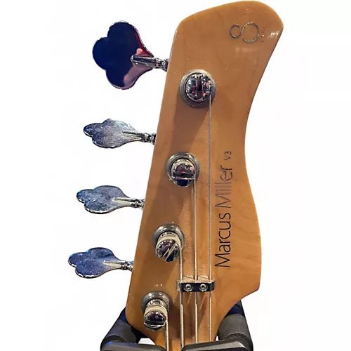 Used Sire Marcus Miller V3 Black Electric Bass Guitar Black - musicians--Friend
