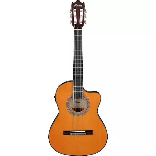 Ibanez GA5TCE3Q Classical 3/4 Acoustic-Electric Guitar Amber - musicians--Friend