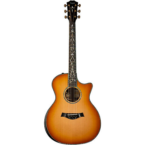 Taylor PS14ce LTD 50th Anniversary Walnut Grand Auditorium Acoustic-Electric Guitar Shaded Edge Burst - musicians--Friend