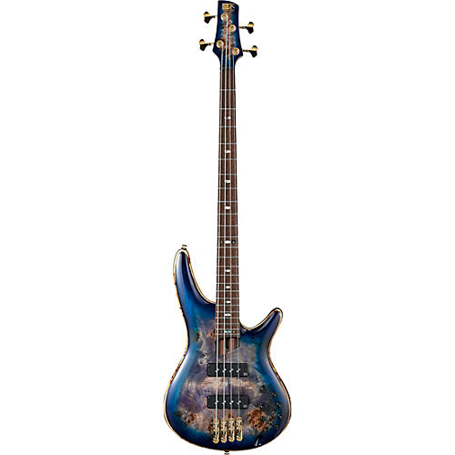 Ibanez SR2600 Premium Bass Guitar Cerulean Blue Burst - musicians--Friend