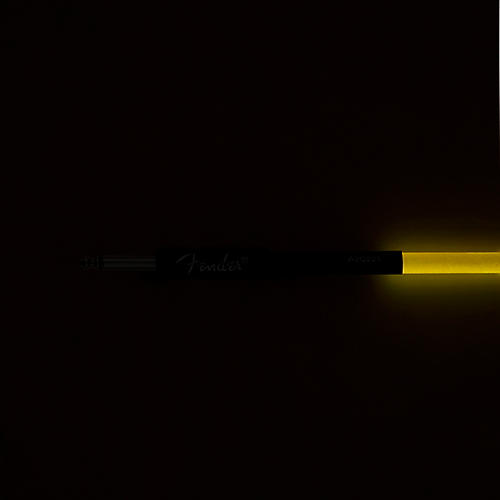 Fender Professional Series Glow in the Dark Straight to Straight Instrument Cable 10 ft. Orange - musicians--Friend