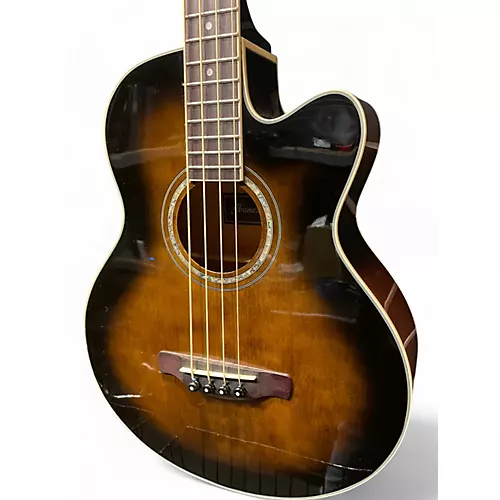 Used Ibanez aEb10 VIOLIN BURST Acoustic Bass Guitar VIOLIN BURST - musicians--Friend