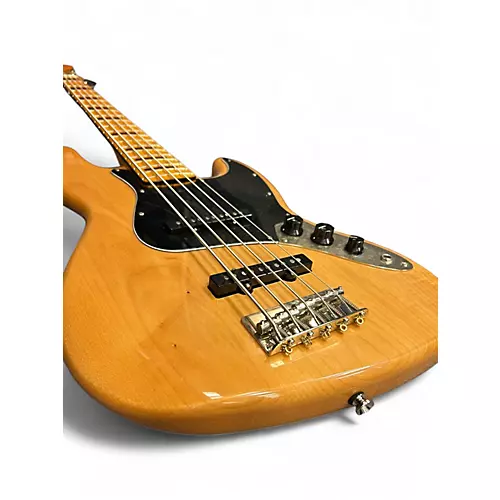 Used Squier Classic Vibe 70s Jazz Bass V Natural Electric Bass Guitar Natural - musicians--Friend
