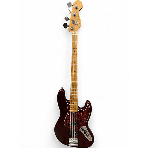 Used 2020 Fender MOD SHOP JAZZ BASS CORONA CLASSIC ROASTED MAPLE Candy Apple Red Metallic Electric Bass Guitar Candy Apple Red Metallic - musicians--Friend
