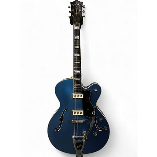 Used Guild X175B SPCII Midnight Blue Hollow Body Electric Guitar Midnight Blue - musicians--Friend