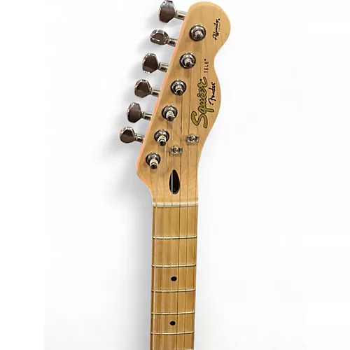 Used Squier Telecaster Sunburst Solid Body Electric Guitar Sunburst - musicians--Friend