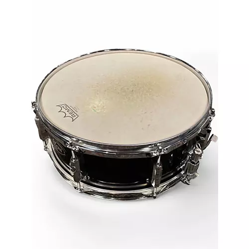 Used Pearl 5.5X14 Vision Series Snare Black and Silver Drum Black and Silver 10 - musicians--Friend