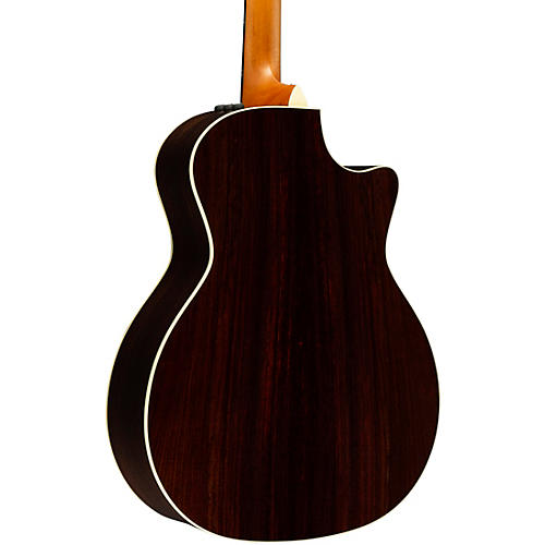 Taylor 414ce V-Class Special Edition Grand Auditorium Left-Handed Acoustic-Electric Guitar Shaded Edge Burst - musicians--Friend