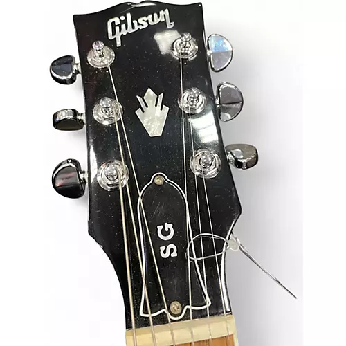 Used Gibson SG Standard Black Solid Body Electric Guitar Black - musicians--Friend