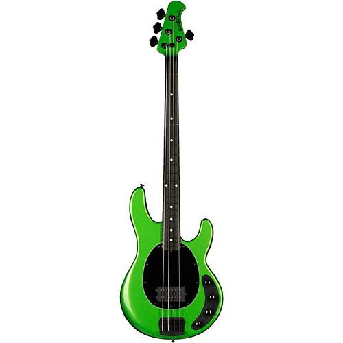Ernie Ball Music Man StingRay Special H Electric Bass Guitar Black and Chrome - musicians--Friend