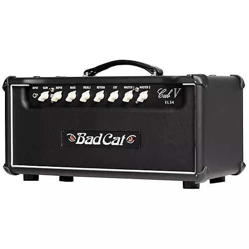 Bad Cat Cub V 40W Handwired Tube Guitar Amp Head Black - musicians--Friend