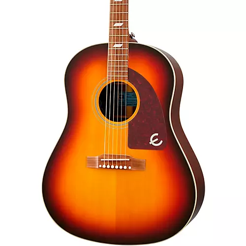 Epiphone Masterbilt Texan Acoustic-Electric Guitar Faded Cherry Aged Gloss - musicians--Friend