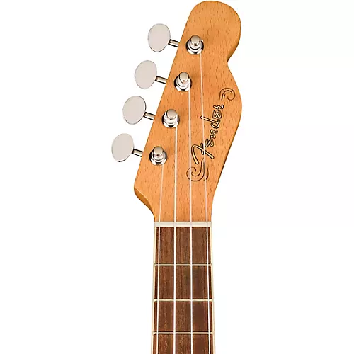 Fender Fullerton Telecaster Acoustic-Electric Ukulele Black - musicians--Friend