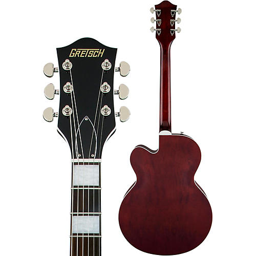 Gretsch Guitars G2420T Streamliner Single-Cutaway Hollowbody Electric Guitar With Bigsby Walnut Stain - musicians--Friend